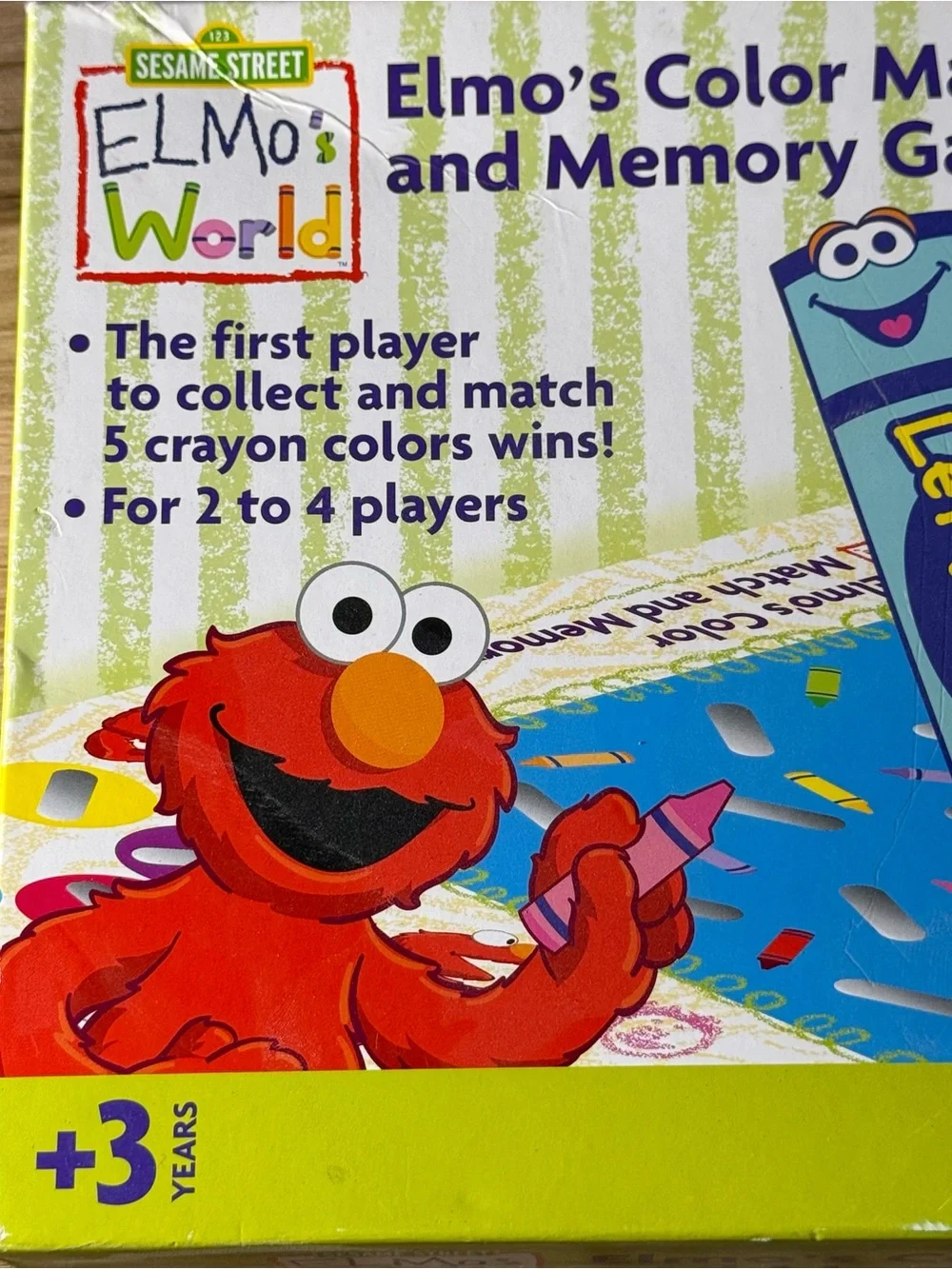 Elmo’s Color Match & Memory Game By RoseArt Ages 3 And Up